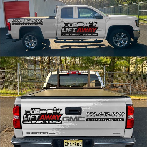 Cool Truck Wrap for Junk Removal Business Design by dnite