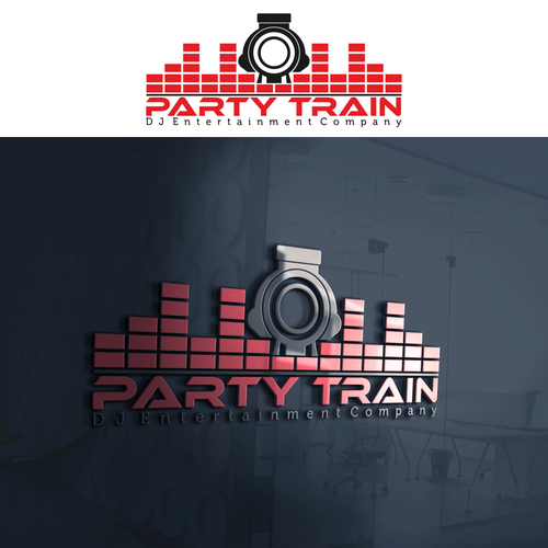 Create A Fun Party Rockin Logo For Dj Ent Company Party Train
