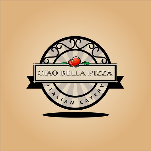 Ciao Bella Pizza Logo Design by fer