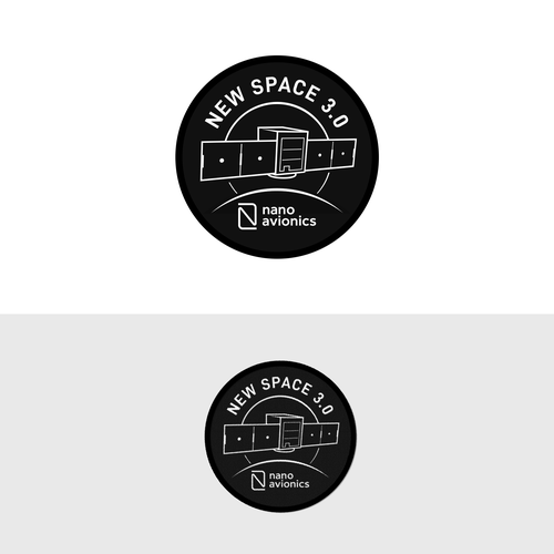 Exclusive Satellite Mission Patch Design Design réalisé par ononapa