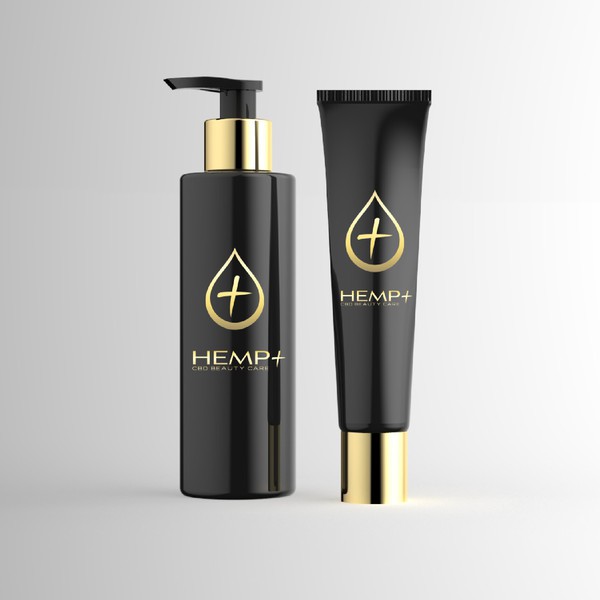 Design by Artism™ titled "Hemp+ Logo design the symbol representing hemp drop"