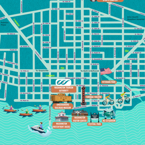 Design A Contemporary & Creative Illustrated Map Design by bethstudio