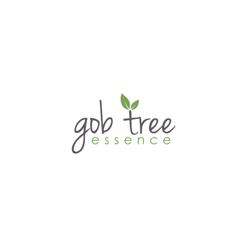 Logo for a stylish, natural beauty product called Gob Tree Essence ...