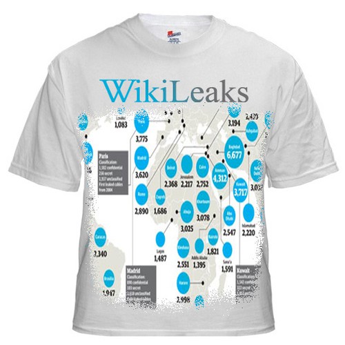 New t-shirt design(s) wanted for WikiLeaks Ontwerp door arssoul