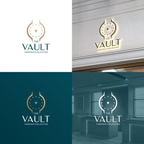 The Vault | Timepiece Collection Logo Contest Design by DA♕NU