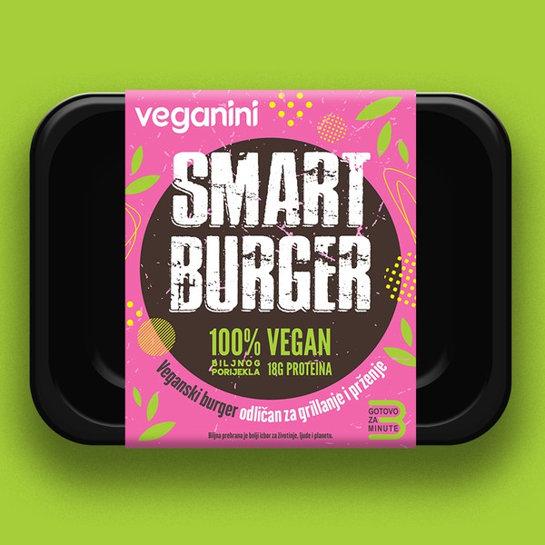 Vegan Burger Packaging Design