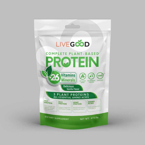 ***GUARANTEED PRIZE*** - LABEL DESIGN for Protein Powder -*****NEW***** Design by JamPasir