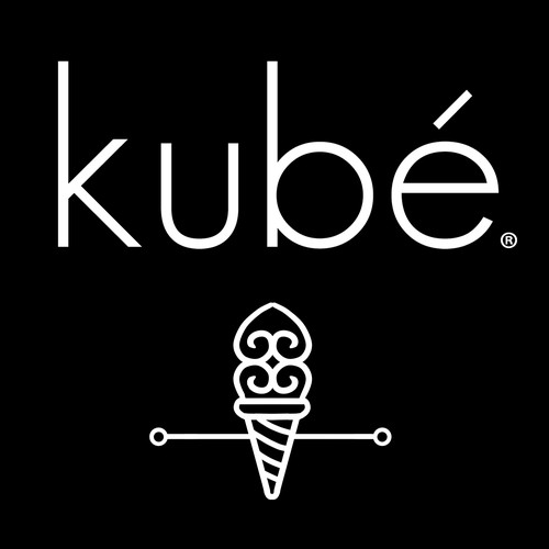 Design a graphic image for the BEST TASTING vegan ice cream manufacturer (kubé) and brand in Oakland Diseño de Margarita_K