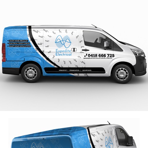 Designs | Electrician Toyota Hiace 2019 Van Wrap Design | Car, truck or ...