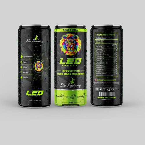 Energy Drink Label Design Diseño de Next Vision