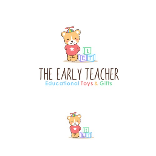 Design a logo for a children's educational toy and gift store-ontwerp door m-art