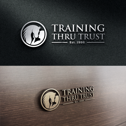 Looking for a simple but powerful horsemanship/horse trainer logo-ontwerp door Bishusal Studio™