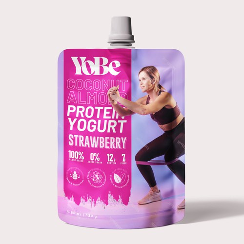 Create Eye-Catching Packaging for YoBe's Protein Yogurt to Shine at Whole Foods Design by vinny soni