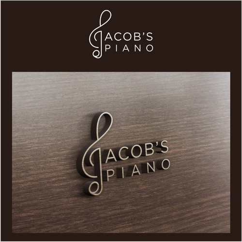 Piano related logo for my popular YouTube brand-ontwerp door conanN