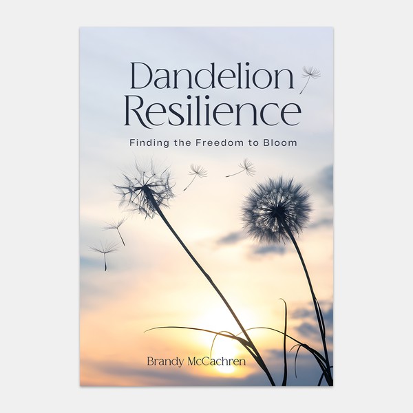 Soft & Minimalist Self-Help Book Cover – Dandelion Resilience