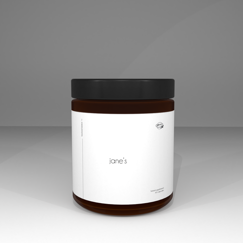 Minimal supplement label design Design by Pice Wilf