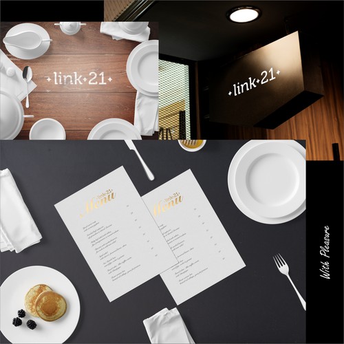 Link 21 logo en branding Design by << NENTINEN >>