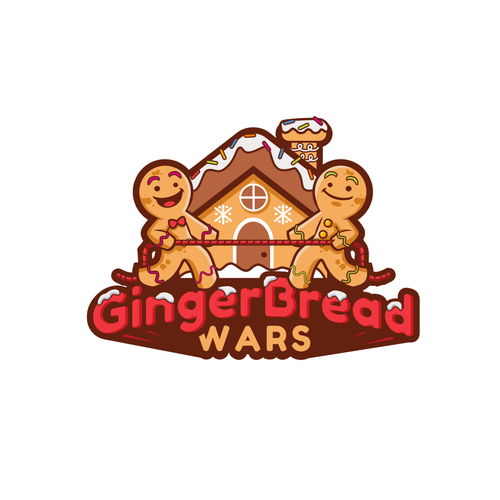 Create a fun and playful logo for Gingerbread Wars -- a holiday event company! Design by Monkey_Zen