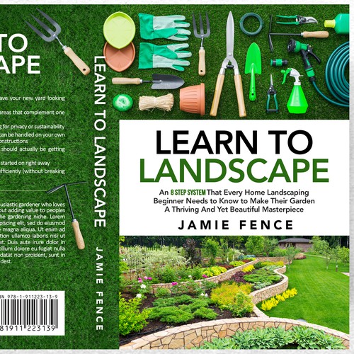 LOOKING FOR A UNIQUE AND BEAUTIFUL BOOK COVER DESIGN FOR A HOME LANDSCAPING BOOK Design by ryanurz