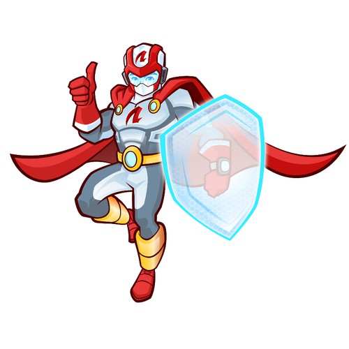 Design an Awesome Superhero Mascot for Insurance Firm Design by Monjirou