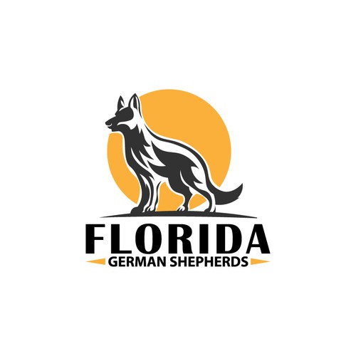 German Shepherd Logo Design by henly_08