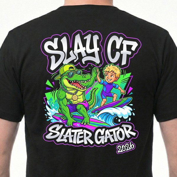 Design by Mazsan titled "Slater Gator T-Shirt Design"