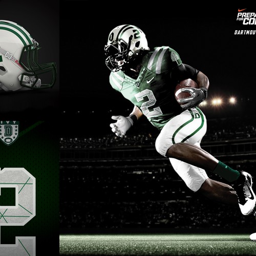 Design Dartmouth College's Future Football Uniforms Design réalisé par Fooser