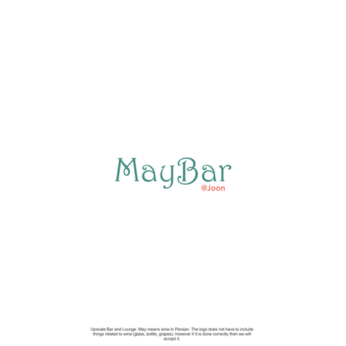 Logo for Upscale bar and lounge Diseño de Raden Gatotkaca