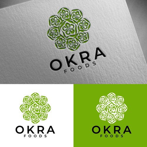 Okra inspired logo design Design by ✅ LOGO OF GOD ™️