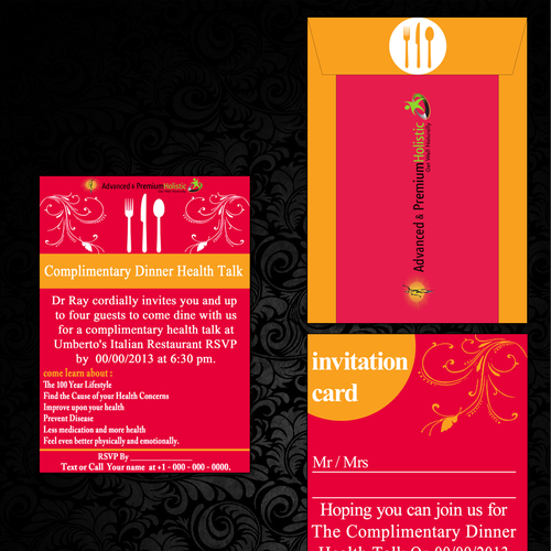 Advanced Holistic Healthcare needs a new card or invitation Design by MK-designer