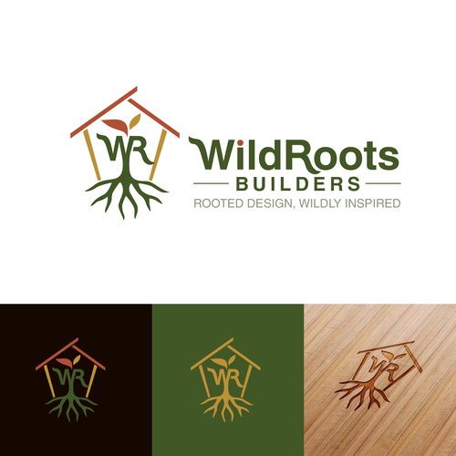 Design di Logo for Wild Roots Builders – Eco-Friendly, Whimsical Outdoor Spaces di SiCoret