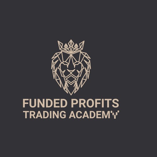 Strong Logo for helping young day traders with hustle win profits with next level trading skills. Design by LVEN DSGN