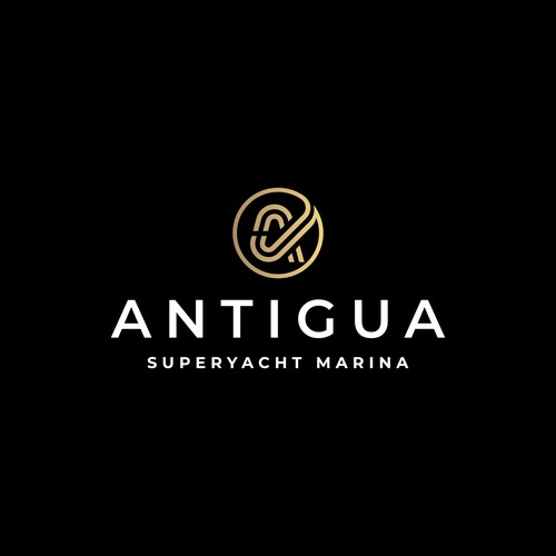 Logo for Antigua Superyacht Marina Design by thetamlika®
