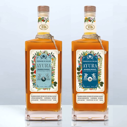 Design an attractive label for a new Bourbon Whiskey Design réalisé par Arman Hr