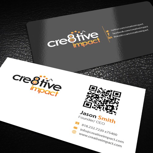 Create the next stationery for Cre8tive Impact Diseño de conceptu