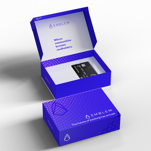 Mailer box for a neobank debit card Design by Windmill Designer™