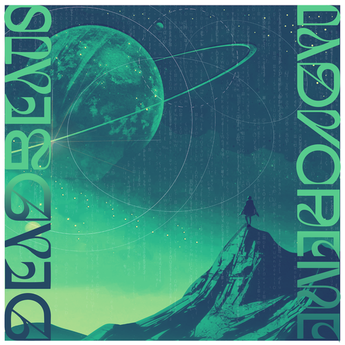 Album art for electronic/chill/ambient album by Ladycréme Design by green in blue