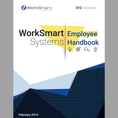 cover sheet for employee handbook