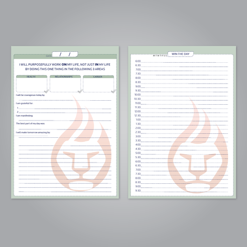 Custom Journal Page Design by Mila K