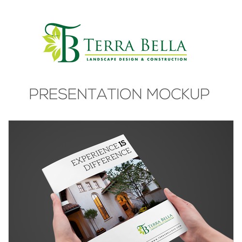 Create an upscale brochure for Terra Bella Landscape Architecture Design by Nandita Pal