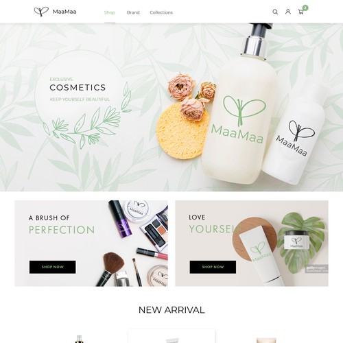 MAAAMAAA Web design contest Design by aarsita