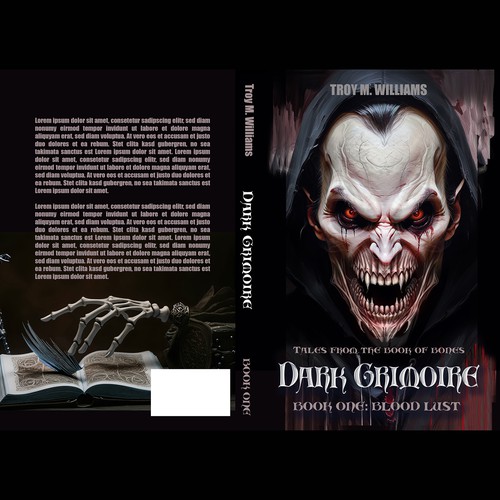 Dark Grimoire Design réalisé par Labelschmiede