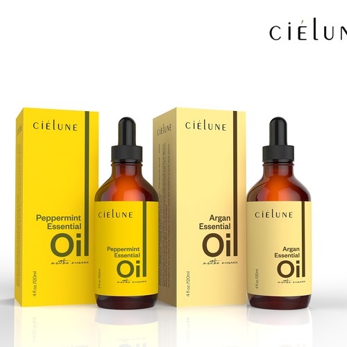 Create a Simple Brand Packaging for Pure Essential Oil Company Design by Imee008