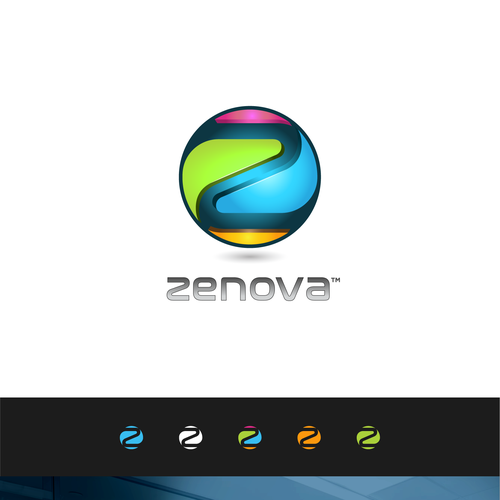 Zenova Logo: Revolutionary suite of health and wellness mobile apps Diseño de Fedhu™
