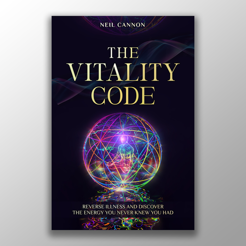 Vitality Book design to appeal to conscious people Design by Brandkore™