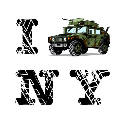Attractive Logo for a Military Humvee Experience in the middle of the Big Apple Réalisé par Dangel_Ru