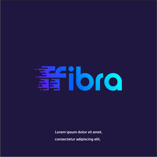 Logo for Fiber Internet Provider Diseño de zie zie