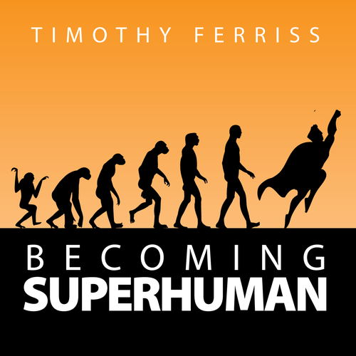"Becoming Superhuman" Book Cover Diseño de Pavl Williams