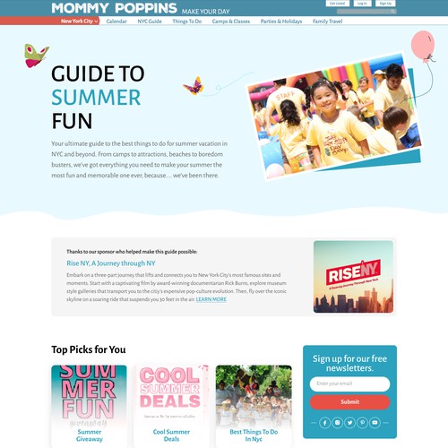 Guide Page for Leading Travel and Culture Website Design by ⚡️unbox.style⚡️