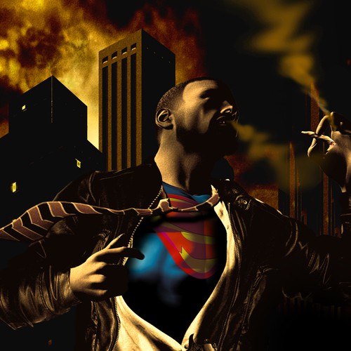 Create a Superhero graphic novel cover for a dramatic novel Design by buzzart